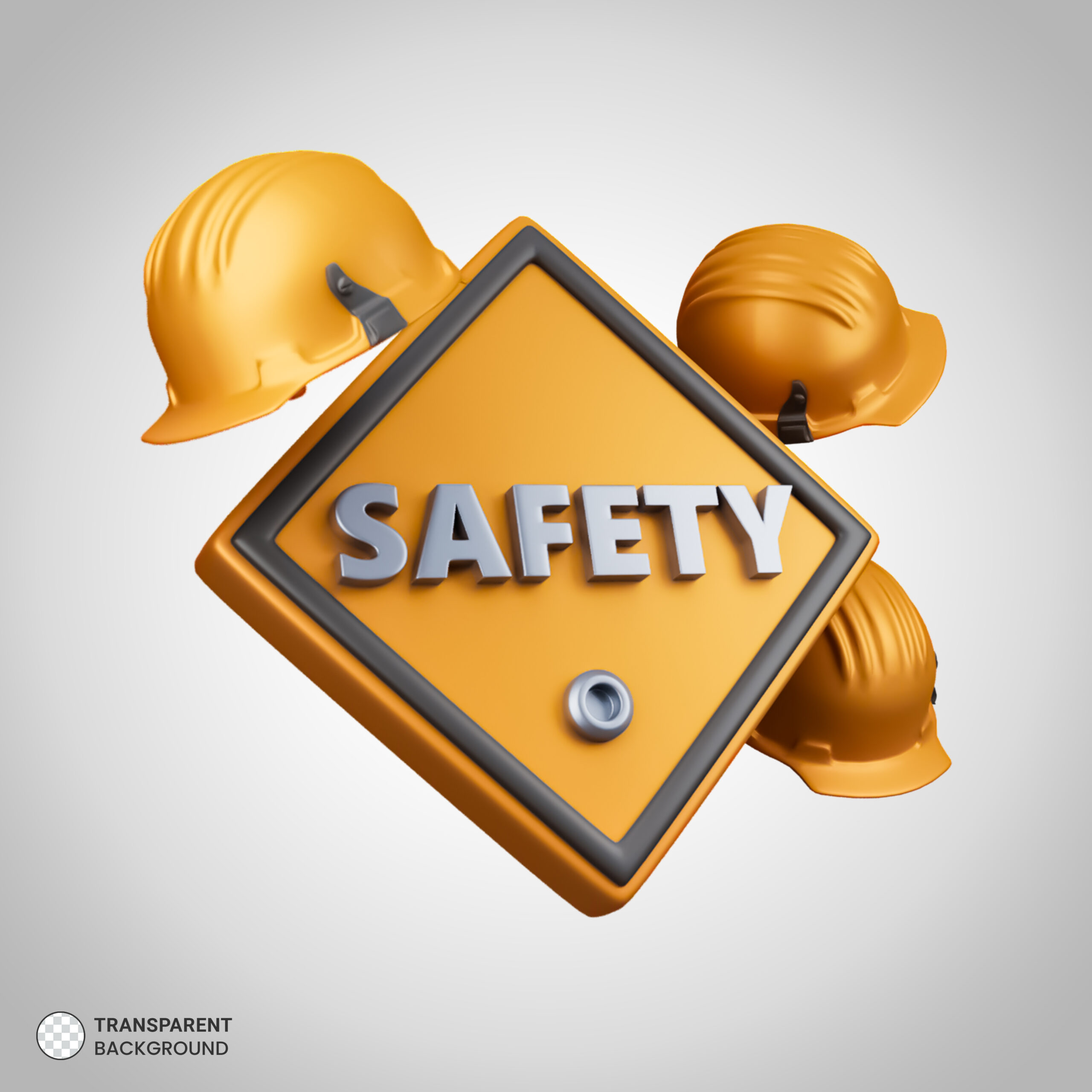 Helmet for construction icon isolated 3d render illustration Helmet for construction icon isolated 3d render illustration